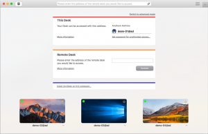 Anydesk for Mac OS X